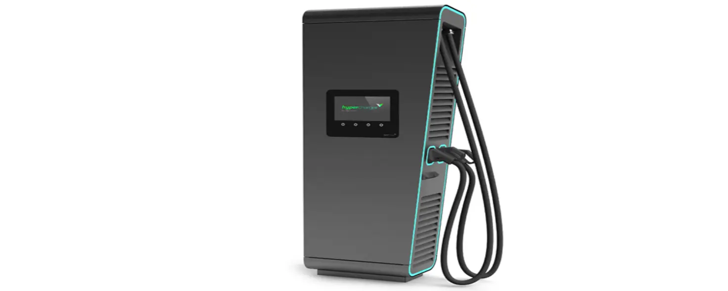 Schnelladesäule des Typs Hypercharger HYC 150 von Alpitronic.