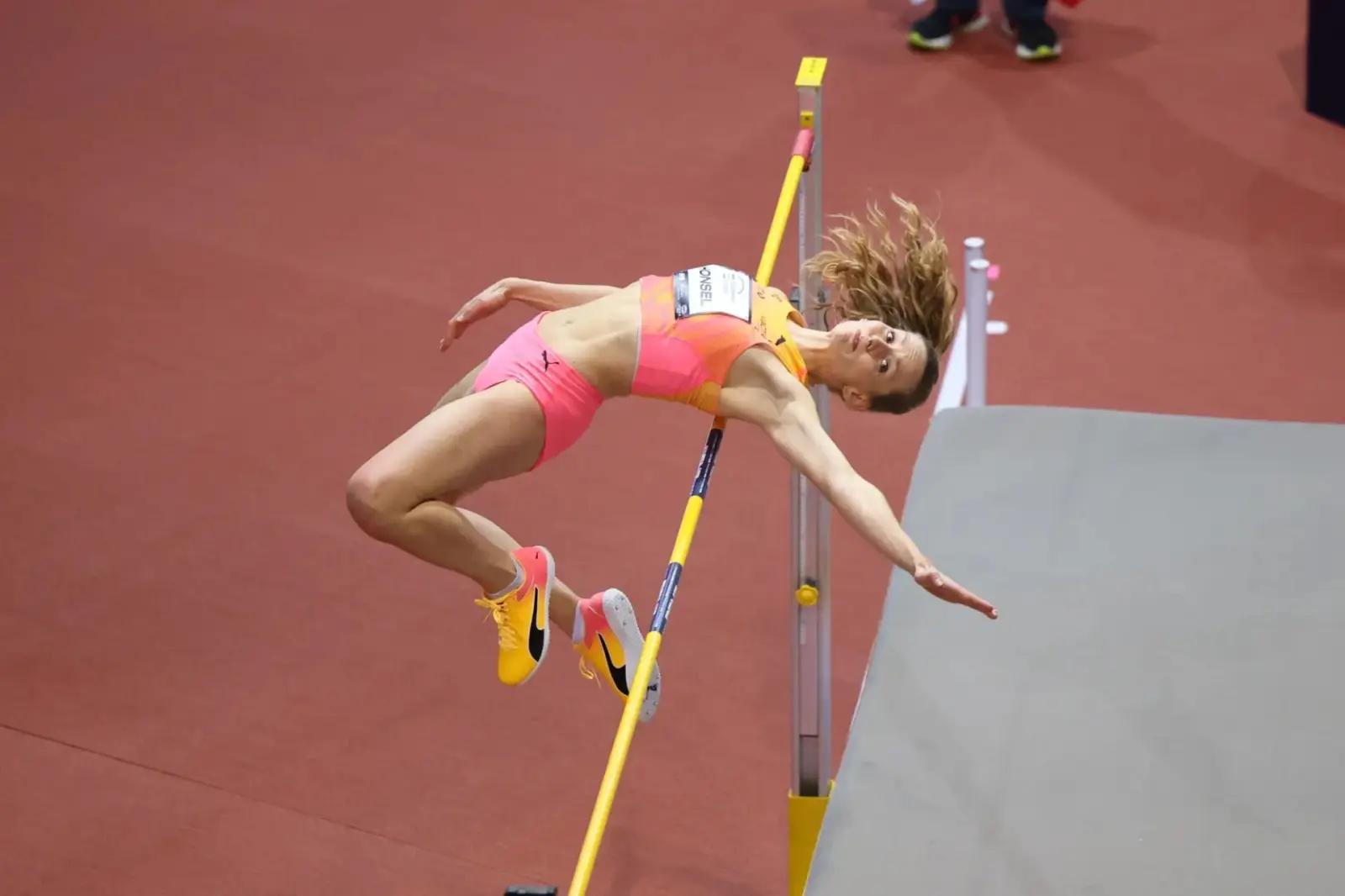Christina Honsel vom TV Wattenscheid 01 beim Hochsprung