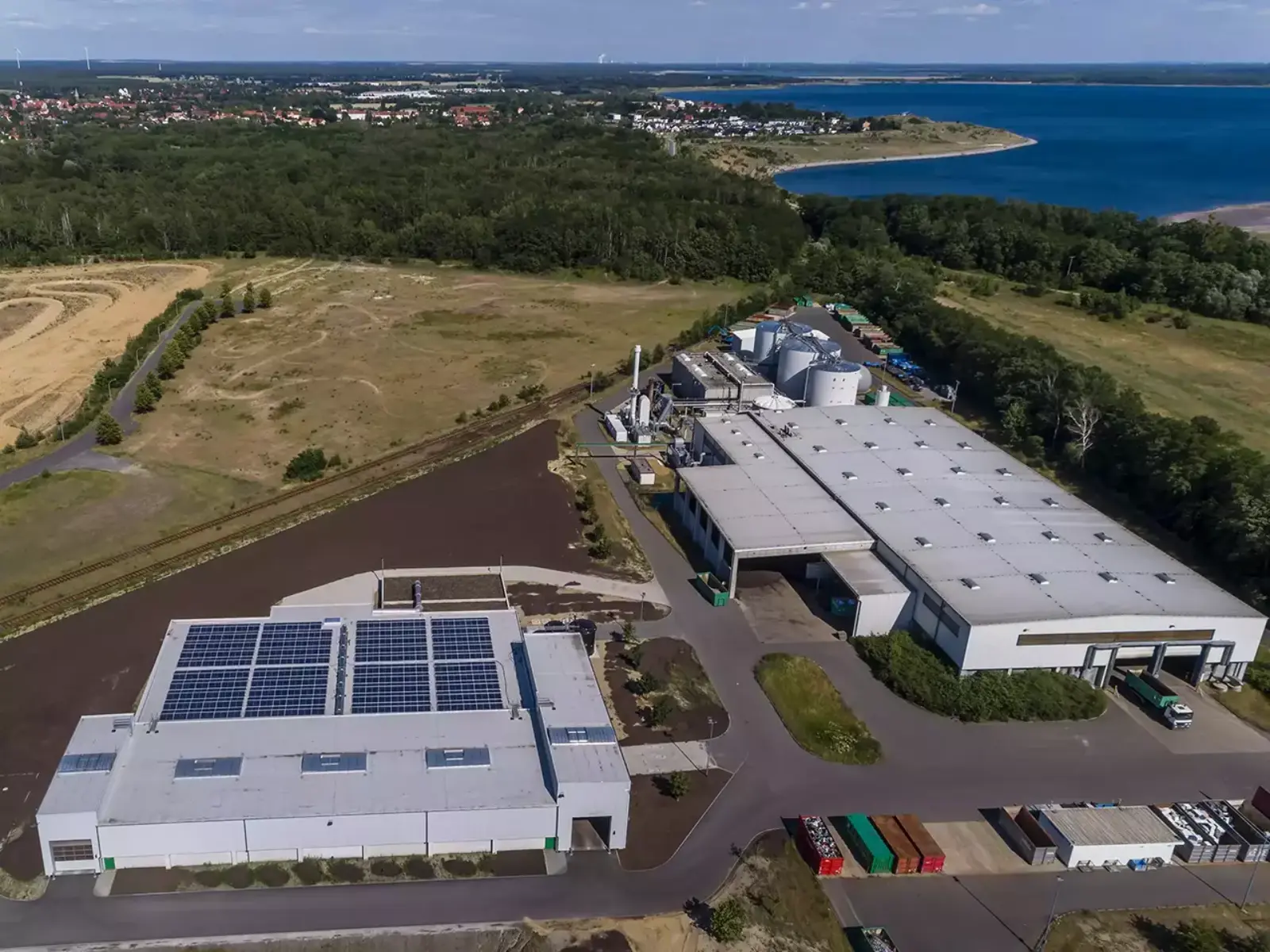 Das Bio-Energie-Zentrum des Abfallentsorgungsverbandes Schwarze Elster 