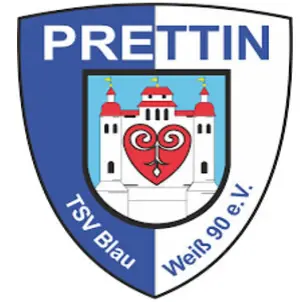 Wappen vom TSV Blau-Weiß 90 Prettin e.V